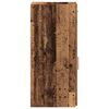 vidaXL Sideboard med l&aring;da Gammalt tr&auml; 30 x 42,5 x 93 cm