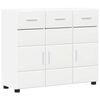 vidaXL Sideboard FLORIN 88,5 x 30,5 x 73 cm Vit Konstruerat tr&auml;
