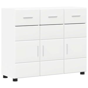 vidaXL Sideboard FLORIN 88,5 x 30,5 x 73 cm Vit Konstruerat tr&auml;