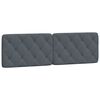 vidaXL Bed with Mattress Dark Grey 160x200 cm Velvet