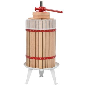 vidaXL Frukt- och vinpress med tygp&aring;se 24 L ektr&auml;