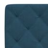 vidaXL Bed with Mattress Blue 140x200 cm Velvet