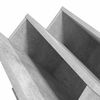 vidaXL Tidningshylla Betonggr&aring; 90 x 53 x 28,5 cm Konstruerat tr&auml;