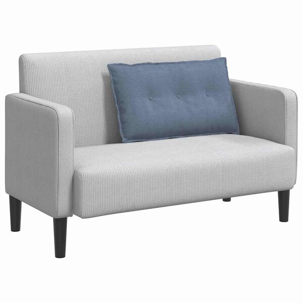 vidaXL Ryggkudde Bl&aring; 80 x 50 cm Kordread tyg