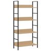 vidaXL Bokhylla 3 hyllplan ek 60x27,6x124,5 cm konstruerat tr&auml;