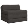 vidaXL F&auml;llbar Soffbed M&ouml;rkgr&aring; 200 x 70 x 10 cm Tyg