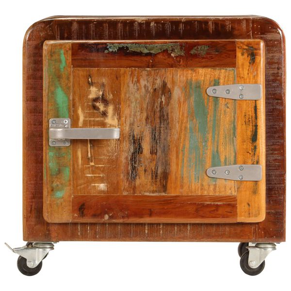 vidaXL Sängbord 50x30x50 cm massivt återvunnet trä