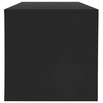 vidaXL Soffbord svart 100x40x40 cm konstruerat trä