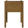 vidaXL Odlingslåda 2 st honungsbrun 50x50x70 cm massiv furu