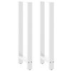 vidaXL Barbordsben vita 2 st 50x(110-111) cm st&aring;l