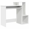 vidaXL Skrivbord Vit Konstruerat tr&auml; 106 x 41 x 88.5 cm