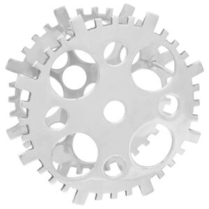 vidaXL Vinst&auml;ll Aluminium Silver
