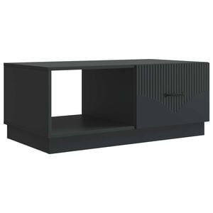 vidaXL Kaffeebord Svart 90 x 50 x 37 cm Konstruerat tr&auml;