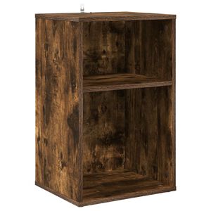 vidaXL Skivsk&aring;p R&ouml;kt ek 38 x 33 x 61 cm Konstruerat tr&auml;