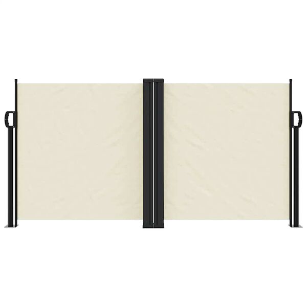 vidaXL Inf&auml;llbar sidomarkis gr&auml;ddvit 120x1000 cm