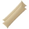vidaXL Kudd&ouml;verdrag 2 st HEERLEN Beige 40 x 145 cm Polyester