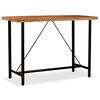 vidaXL Barbord massiv akacia 150x70x107 cm