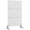 vidaXL Avsk&auml;rmningssk&auml;rm 100 x 50 x 180 cm Rostfritt st&aring;l Silver