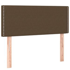 vidaXL S&auml;nggavel m&ouml;rkbrun 100 x 5 x 78/88 cm tyg