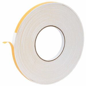 vidaXL Sj&auml;lvh&auml;ftande skumtape Vit 10mm x 10m CR skum