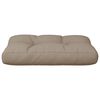 vidaXL Palldyna taupe 50x40x12 cm tyg