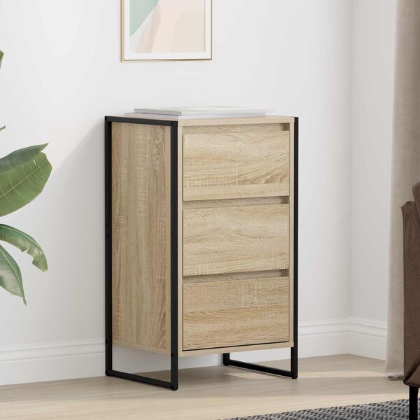 vidaXL Sideboard med l&aring;da Sonoma 42 x 36 x 75.5 cm Konstruerat tr&auml;