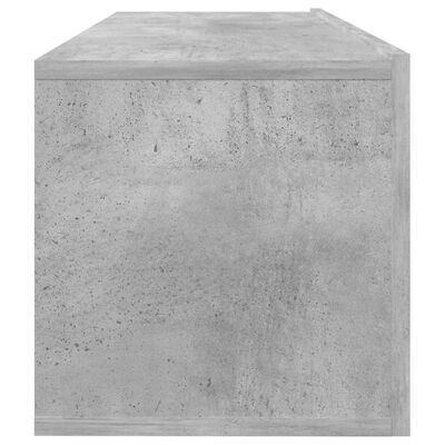 vidaXL TV-bänk betonggrå 100x30x30 cm konstruerat trä