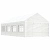 vidaXL Paviljong med tak vit 8,92x4,08x3,22 m polyeten