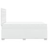 vidaXL Rams&auml;ng med madrass vit 120x200 cm konstl&auml;der