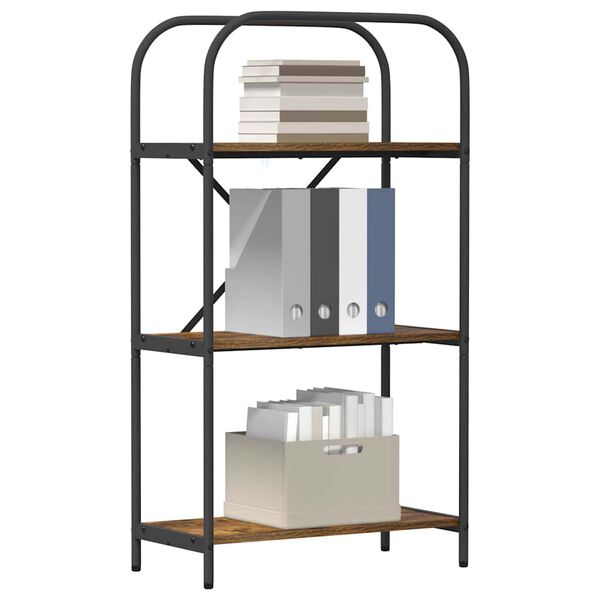 vidaXL Hyllsystem R&ouml;kt ek 60 x 30 x 109 cm Konstruerat tr&auml;