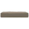 vidaXL Palldyna taupe 60x60x9,5 cm oxfordtyg