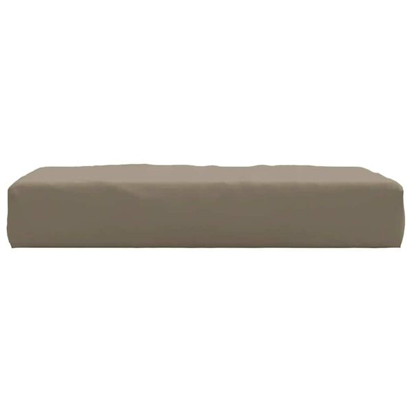 vidaXL Palldyna taupe 60x60x9,5 cm oxfordtyg