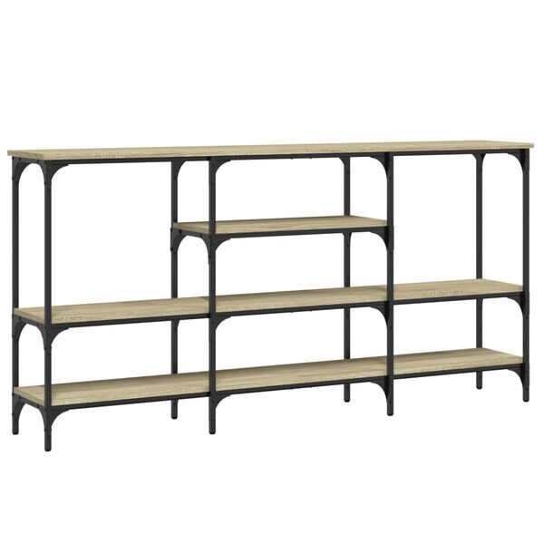 vidaXL Avlastningsbord sonoma ek 160x29x80 cm konstruerat tr&auml;