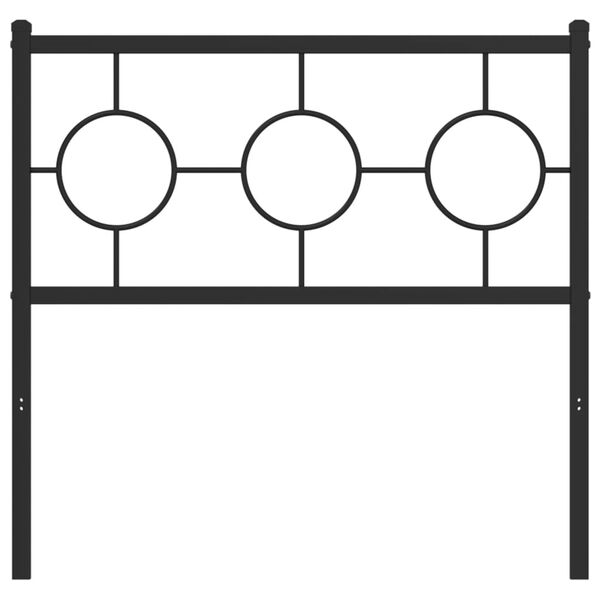 vidaXL Ers&auml;ttningsgavel metall svart 90 cm