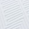 vidaXL Madrass Vit och Bl&aring; 80 x 160 cm Jacquardtyg