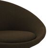 vidaXL Snurrbar kontorsstol m&ouml;rkbrun tyg