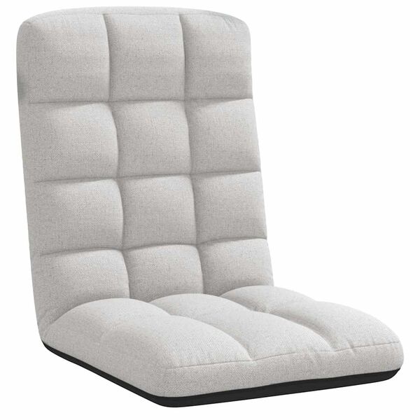 vidaXL Hopf&auml;llbar golvstol molngr&aring; 71x51x62 cm tyg