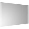 vidaXL Badrumsspegel LED 80x50 cm