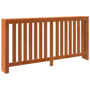 vidaXL Elementskydd vaxbrun 169x19x84 cm massiv furu