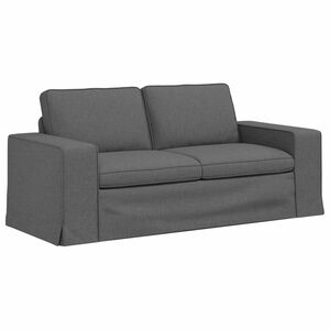 vidaXL Soffa M&ouml;rkgr&aring; 182 x 80 x 82 cm tyg
