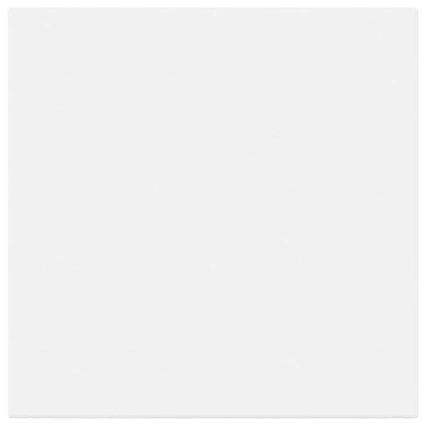 vidaXL Sträckt canvasduk 12 st vit tyg och massiv furu