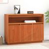 vidaXL Sideboard Vaxbrun 104,5 x 34 x 80 cm Massiv furu