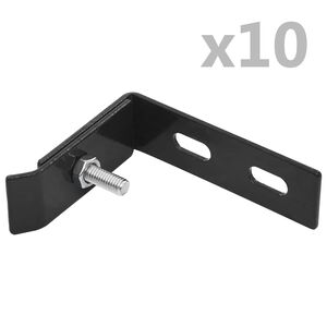 vidaXL H&ouml;rnkoppling 10 set antracit