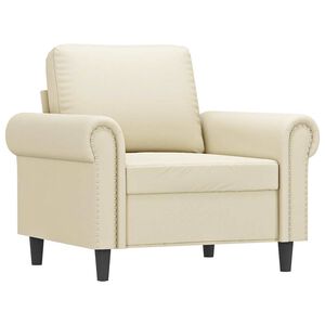 vidaXL F&aring;t&ouml;lj Gr&auml;ddvit 60 cm konstl&auml;der