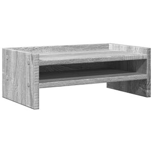 vidaXL Sk&auml;rmst&auml;ll gr&aring; sonoma 42x24x16 cm konstruerat tr&auml;