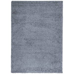 vidaXL Ryamatta PAMPLONA l&aring;ng lugg modern bl&aring; 200x280 cm