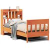 vidaXL S&auml;ngram utan madrass vaxbrun 75x190 cm massiv furu
