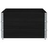 vidaXL Odlingsl&aring;da svart 150x100 cm massiv furu