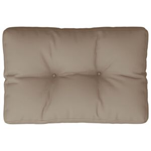 vidaXL Palldyna taupe 50x40x12 cm tyg