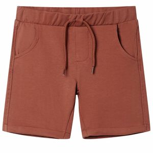 Barnshorts med sn&ouml;re brun 104